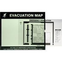 Evacuation Map Holder Clear Insert Infinity Industrial Services Inc.