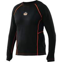 Long Sleeve Thermal Shirts, Men's, Medium, Black Infinity Industrial Services Inc.