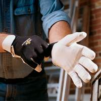 Anti-Vibration Air Glove&reg;, Size Medium, Pearl Leather Palm Infinity Industrial Services Inc.