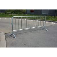 Barri&egrave;re portative, Emboîtables, 102" lo x 40" h, Argent Infinity Industrial Services Inc.