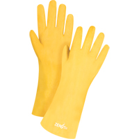 Rough-Finish Chemical-Resistant Gloves, Size 9, 14" L, PVC, Interlock Inner Lining, 47-mil Infinity Industrial Services Inc.