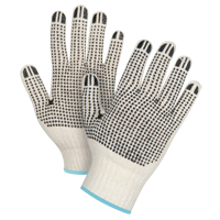 Gants tricot&eacute;s de poids lourd &agrave; deux c&ocirc;t&eacute;s avec pois, Poly/coton, Deux c&ocirc;t&eacute;s, Calibre 7, T-Grand Infinity Industrial Services Inc.