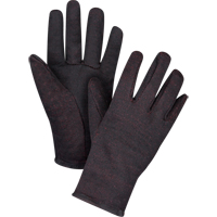 Gants de jersey, Grand, Brun, Molleton rouge, &agrave; enfiler Infinity Industrial Services Inc.