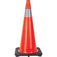 Traffic Cone, 28", Orange, 4" Reflective Collar(s) Infinity Industrial Services Inc.
