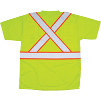 T-shirt conforme &agrave; la CSA, Polyester, Moyen, Jaune lime haute visibilit&eacute; Infinity Industrial Services Inc.