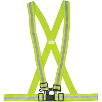 Harnais de s&eacute;curit&eacute; d'usage standard, Jaune lime haute visibilit&eacute;, Couleur r&eacute;fl&eacute;chissante Argent, Moyen Infinity Industrial Services Inc.
