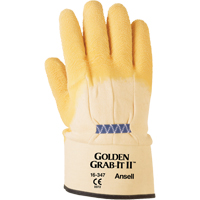 Golden Grab-It&reg; II Gloves, 10/X-Large, Rubber Latex Coating, 13 Gauge, Nylon Shell Infinity Industrial Services Inc.