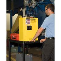 Sure-Grip&reg; EX Mini Flammable Safety Cabinet, 2 Gal., 1 Door, 17" W x 22" H x 8" D Infinity Industrial Services Inc.