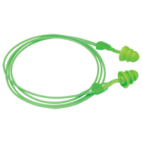 Glide&reg; Trio Reusable Earplugs, Corded, Bulk - Loose, 27 dB NRR, One-Size Infinity Industrial Services Inc.