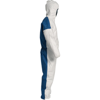 Hooded Coveralls, 4X-Large, Blue/White, Tyvek&reg; 400 D Infinity Industrial Services Inc.