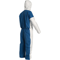 Hooded Coveralls, 4X-Large, Blue/White, Tyvek&reg; 400 D Infinity Industrial Services Inc.