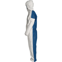 Hooded Coveralls, 4X-Large, Blue/White, Tyvek&reg; 400 D Infinity Industrial Services Inc.