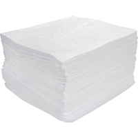 Premium Meltblown Sorbent Pads, Oil Only, 15" x 17", 30 gal. Absorbancy Infinity Industrial Services Inc.