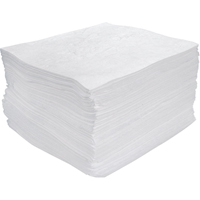 Premium Meltblown Sorbent Pads, Oil Only, 15" x 17", 25 gal. Absorbancy Infinity Industrial Services Inc.