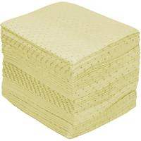 Premium Fine Fiber Sorbent Pads, Hazmat, 15" x 17", 30 gal. Absorbancy Infinity Industrial Services Inc.