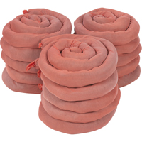 Remblais tubulaires absorbants, Mati&egrave;res dangereuses, Absorption 50 gal., 3" la x 8' lo, Pqt de 15 Infinity Industrial Services Inc.