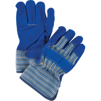 Gants d'ajusteur de premi&egrave;re qualit&eacute; avec coutures en Kevlar, Grand, Paume en Cuir de vache refendu, Doublure en Coton Infinity Industrial Services Inc.