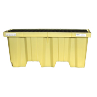 Nestable 2-Drum Poly-Spillpallet Without Drain, 66 US gal. Spill Capacity, 51" x 26" x 21" Infinity Industrial Services Inc.