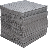 Industrial-Grade Fine Fibre Sorbent Pads, Universal, 15" x 17", 40 gal. Absorbancy Infinity Industrial Services Inc.