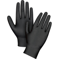 Heavyweight Tactile Grip Examination Gloves, X-Small, Nitrile, 8-mil, Powder-Free, Black Infinity Industrial Services Inc.