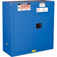 Armoires doubl&eacute;es pour rangement de mati&egrave;res dangereuses Chem-Cor, 30 gal., 43" x 44" x 18" Infinity Industrial Services Inc.