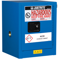 Armoires de comptoir doubl&eacute;es pour rangement de mati&egrave;res dangereuses Chem-Cor, 4 gal., 17" x 22" x 17" Infinity Industrial Services Inc.