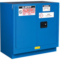 Armoires sous le comptoir doubl&eacute;es pour rangement de mati&egrave;res dangereuses Chem-Cor, 22 gal., 35" x 35" x 22" Infinity Industrial Services Inc.