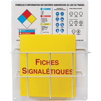 Panneaux de style panier pour mati&egrave;res dangereuses, Français, Compris reliures Infinity Industrial Services Inc.