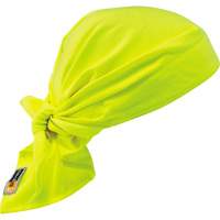 Chill-Its&reg; 6710FR FR Cooling Triangle Hat, High Visibility Lime-Yellow Infinity Industrial Services Inc.