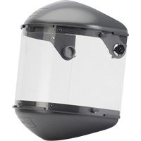 Fibre-Metal Dual 4" Crown High Performance Face Shield System, Propionate, Ratchet Suspension Infinity Industrial Services Inc.
