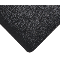 Deluxe Soft Step No. 444 Mats, Pebbled, 3' x 5' x 5/8", Black, PVC Sponge Infinity Industrial Services Inc.