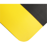 Double Duty Switchboard Mats No.720, Corrugated, 3' x 10' x 5/8", Black/Yellow, PVC Infinity Industrial Services Inc.