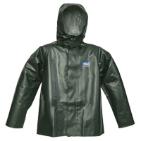 Journeyman Chemical Resistant Rain Jacket, Small, Green, Polyester/PVC Infinity Industrial Services Inc.