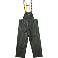 Journeyman Chemical Resistant Rain Bib Pants, Small, Green, Polyester/PVC Infinity Industrial Services Inc.