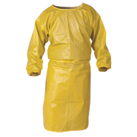 Blouse de protection Kleenguard contre la vaporisation de produits chimiques, Polypropyl&egrave;ne, Jaune, 34" la x 52" lo Infinity Industrial Services Inc.