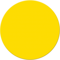 Marqueurs all&eacute;g&eacute;e/5S Armor Stripe, Cercle, 6" lo x 6" la, Jaune, Plastique Infinity Industrial Services Inc.