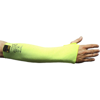 Cut Resistant Sleeve with Thumbhole, Taeki 5, 18", EN 388 Level 4, High Visibility Yellow Infinity Industrial Services Inc.