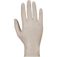 Gants jetables de calibre examen m&eacute;dical KeepKleen, Grand, Latex, 5 mils, Sans poudre, Blanc, Classe 2 Infinity Industrial Services Inc.