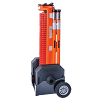 Barri&egrave;re avec roues , 50' lo, Plastique, Orange Infinity Industrial Services Inc.