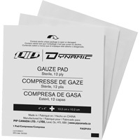 Gaze Dynamic, Tampon, 4" lo x 4" la, St&eacute;rile, Dispositif m&eacute;dical Classe 1 Infinity Industrial Services Inc.