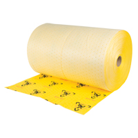 Premium Caution Rolls, Heavyweight, 150' L x 30" W, 57 gal. Absorbancy Infinity Industrial Services Inc.