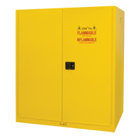 Armoire pour entreposage de barils &agrave; la verticale, Capacit&eacute; de 110 gal. US, 2 barils, Jaune Infinity Industrial Services Inc.