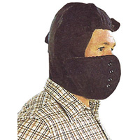 Hard Hat Winter Liner with Removable Face , Cotton/Kasha Lining, One Size, Black Infinity Industrial Services Inc.