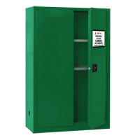 Armoire de rangement pour pesticides, 45 gal., 65" h x 43" l x 18" p Infinity Industrial Services Inc.