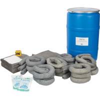 Trousse de lutte contre les d&eacute;versements, Universel, Baril, Absorbance de 55 gal. US Infinity Industrial Services Inc.