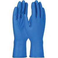 Gants Grippaz, Petit, Nitrile, 8 mils, Sans poudre, Bleu Infinity Industrial Services Inc.