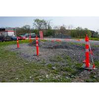 Premium Delineator Post, 42" H, Orange Infinity Industrial Services Inc.