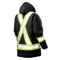 Safety Parka, Black, Large Infinity Industrial Services Inc.