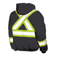 Chandail avec capuchon de s&eacute;curit&eacute;, Polyester, Grand, Noir Infinity Industrial Services Inc.
