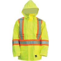 Manteau Open Road, Polyester/Polyur&eacute;thane, Jaune lime haute visibilit&eacute;, Petit Infinity Industrial Services Inc.